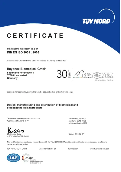 ISO 9001 Certificate